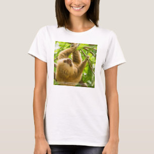 Camiseta Preguiça de cabeça para baixo das imagens de