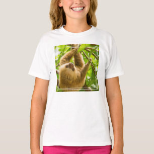 Camiseta Preguiça de cabeça para baixo das imagens de