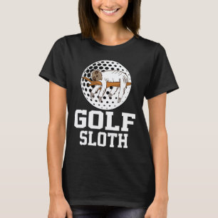 Camiseta Preguiça de Golfe Jogador de Golfe Amante de Pregu