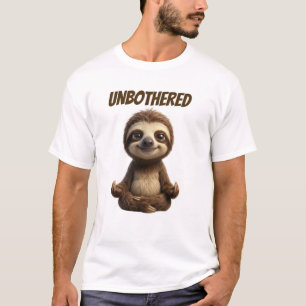 Camiseta Preguiça Despreocupada e Fria