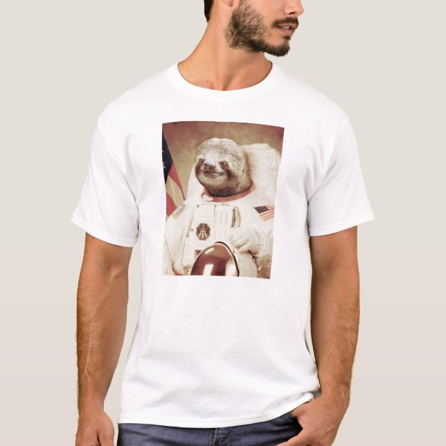 Camiseta Preguiça do astronauta (Frente)