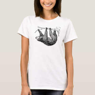 Camiseta Preguiça do vintage