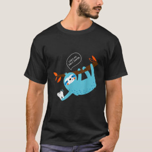 Camiseta Preguiça engraçada dizendo que perdi meu primeiro 