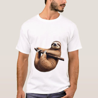 Camiseta Preguiça Engraçada em uma Árvore � Só Chegue à Sex