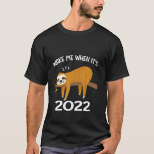 Camiseta Preguiça Engraçada Me Acorda Quando For 2022 Homen