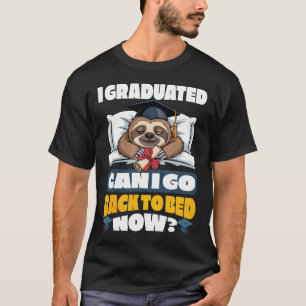 Camiseta Preguiça Eu Me Formei Posso Voltar Para a Cama Eng