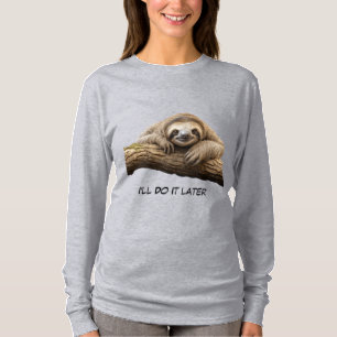 Camiseta Preguiça fofa