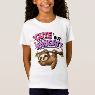 Camiseta Preguiça fofa mas travessa