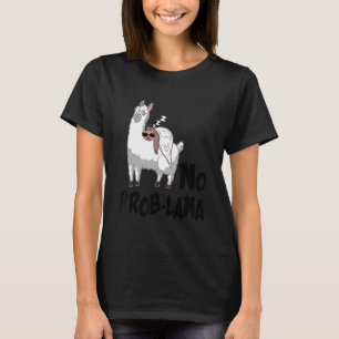 Camiseta Preguiça hipster dormindo em uma lhama alpaca com 