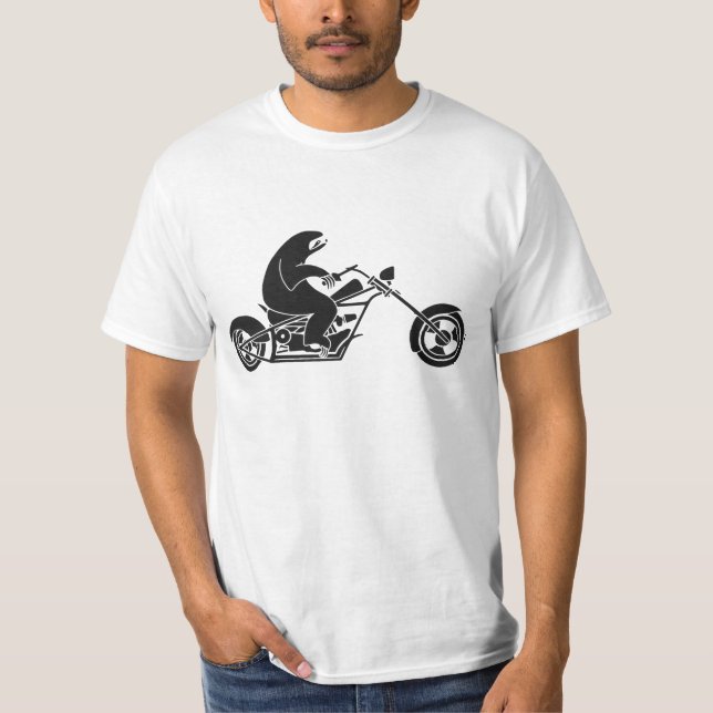 Camiseta Preguiça lenta em uma bicicleta rápida (Frente)