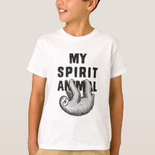 Camiseta Preguiça - meu animal do espírito