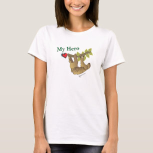 Camiseta preguiça meu herói