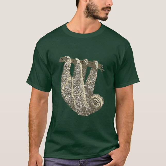 Camiseta Preguiça na obscuridade (Frente)