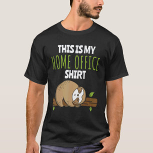 Camiseta Preguiça no Homeoffice Quarentena Chiller Preguiça