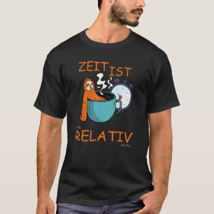 Camiseta Preguiça no tempo do café é relativamente indifere