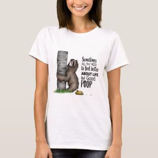 Camiseta preguiça pooping