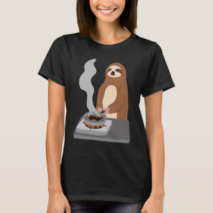 Camiseta Preguiça Queima Comida Hobby Culinária Chef Irônic