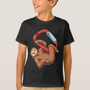 Camiseta Preguiça Resfriada - Presente de Bouldering e Esca