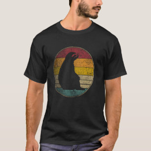 Camiseta Preguiça - Silhueta Retro Desgastada Vintage 60