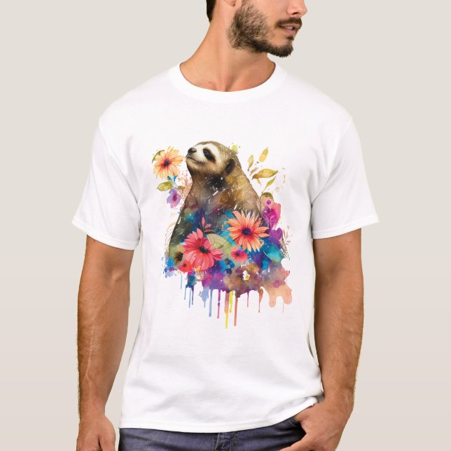 Camiseta Preguiça Vida Lenta (Frente)