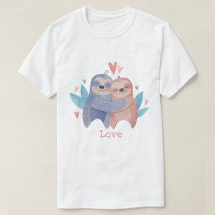 Camiseta Preguiças Apaixonadas