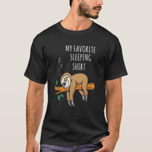 Camiseta Preguiçoso Animal Bicho Preguiça Soneca Minha Favo