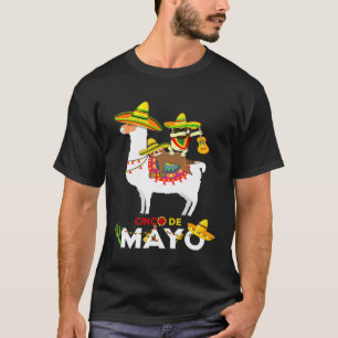 Camiseta Preguiçoso Bicho-Preguiça Cinco De Maio Montando L