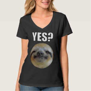 Camiseta Preguiçoso Engraçado Lloth Sim