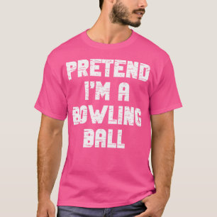 Camiseta Preguiçoso Fácil Fingir Que Sou Um Hallowe Bola de