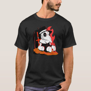 Camiseta Preguiçoso Halloween Doutor Gothic Voodoo Doll
