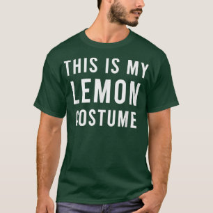Camiseta Preguiçoso Lemon Costume Engraçado Trick Trek Cand