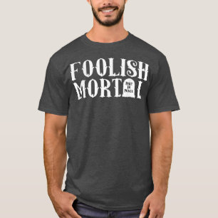 Camiseta Preguiçoso Mortal tolo Halloween Engraçado 2301
