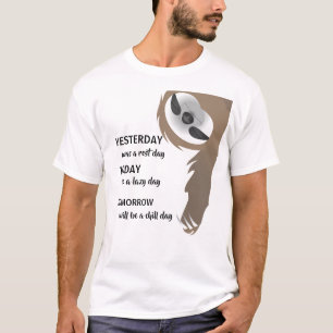 Camiseta Preguiçoso preguiçoso