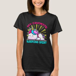 Camiseta Preguiçoso Preguiçoso Dormindo Animal Mágico Un