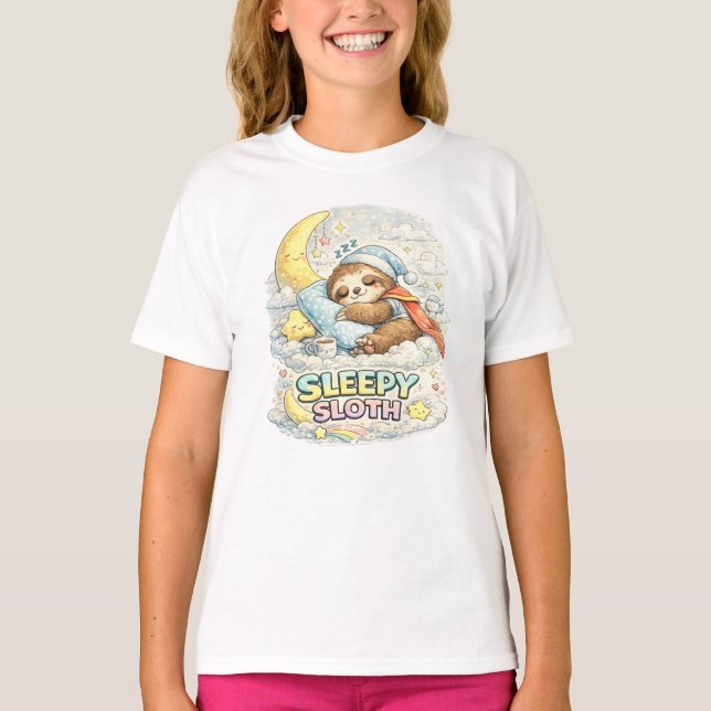Camiseta Preguiçoso Sonolento (Frente)