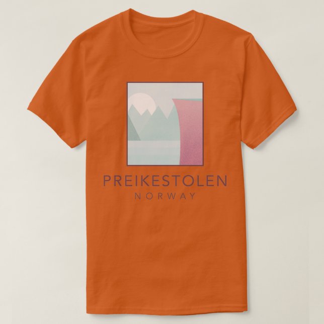 Camiseta Preikestolen Noruega (Frente do Design)