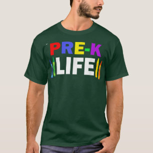 Camiseta Prek Dude Volta às Aulas Primeiro Dia de Pré-Escol
