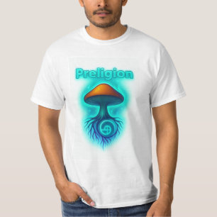 Camiseta Preligion- Esporos De Cogumelos De Camisa-T (Biolu