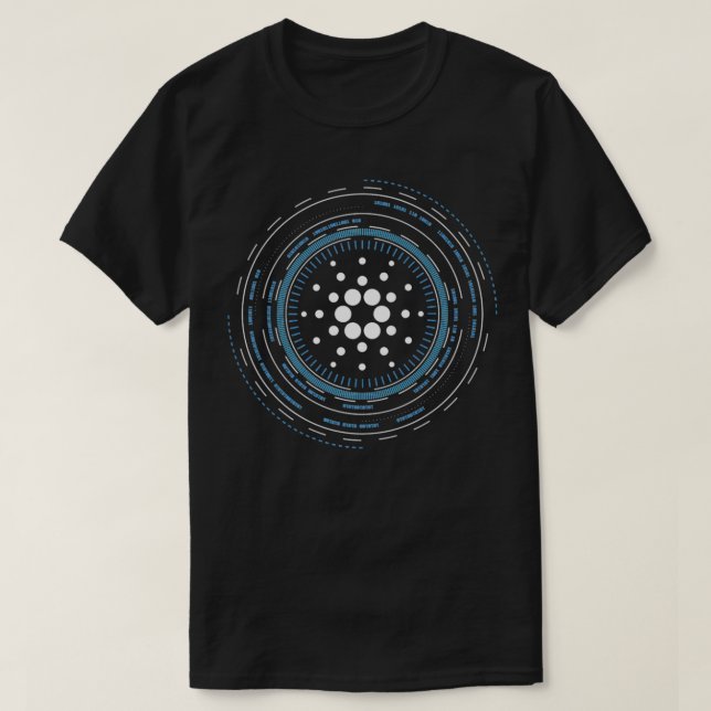 Camiseta Prêmio Crypto Cryptocurrency do Cardano ADA (Frente do Design)