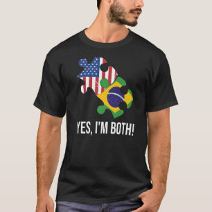 Camiseta Prêmio de Cidadania Dupla Brasileira dos EUA