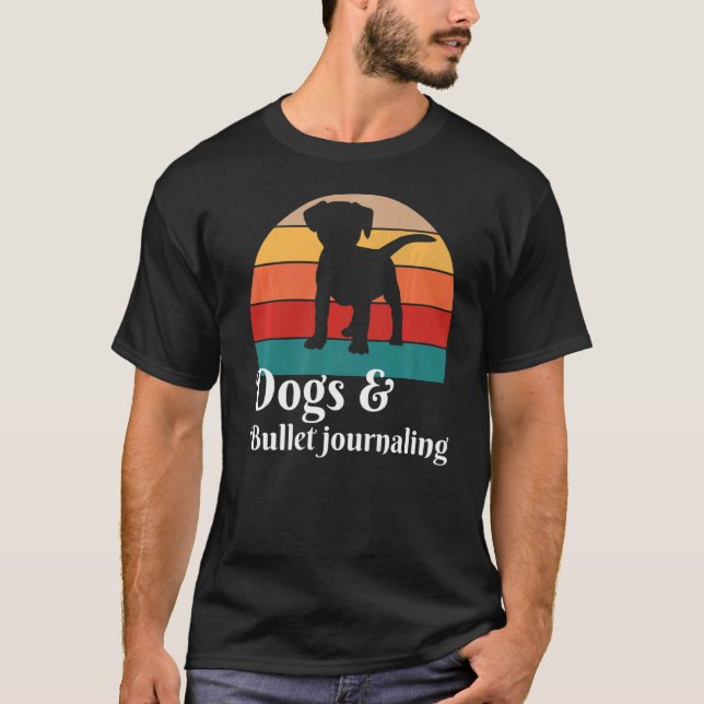 Camiseta Prêmio de Lançamento de Cães e Balas (Frente)