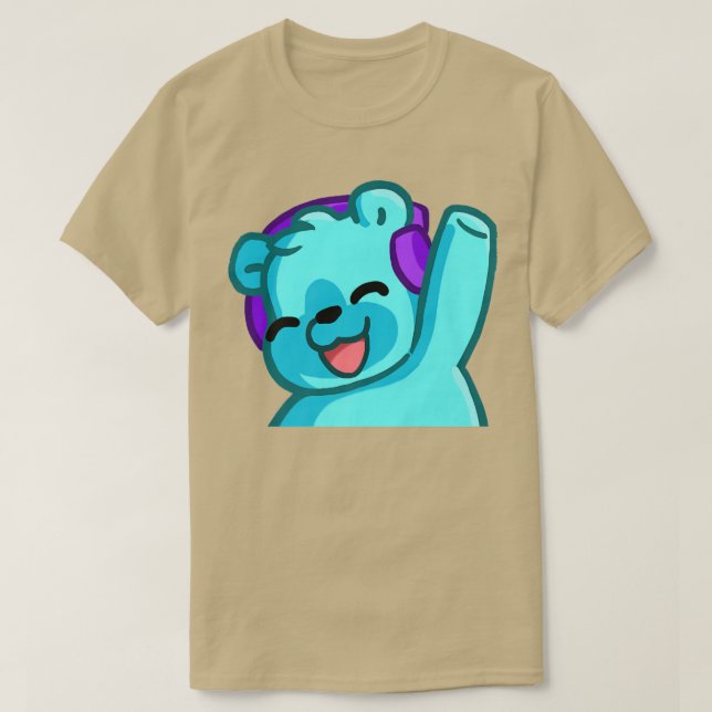 Camiseta Prêmio de Luz do Urso Feliz (Frente do Design)