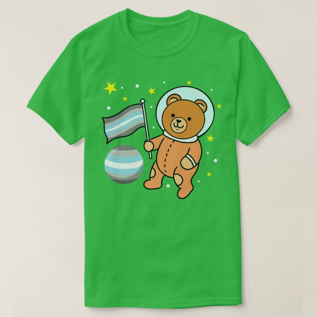 Camiseta Prêmio de Orgulho do Urso-de-Corte (Frente do Design)