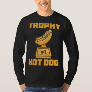 Camiseta Prêmio de participação do Prêmio Trophy Hot Dog