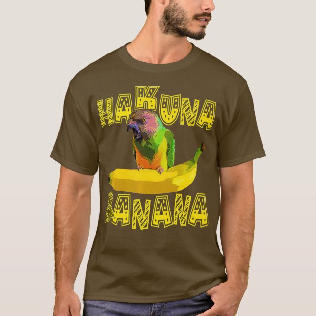 Camiseta Prêmio de Piada de Papagaio Funny Senegal (Frente)
