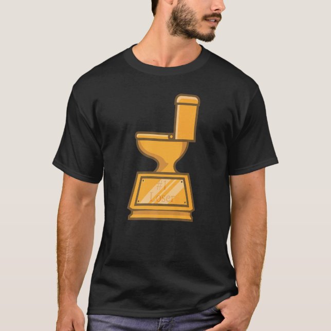Camiseta Prêmio De Troféus Para 1 Perdedor Gag 1 (Frente)