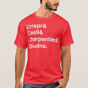 Camiseta Prêmio Nobel Crispr Cas9 Charpentier Doudna