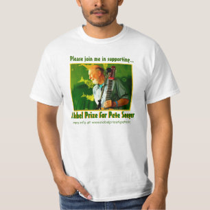 Camiseta Prémio nobel para Pete Seeger