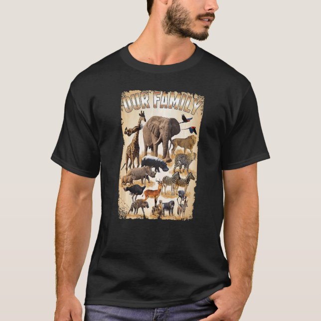 Camiseta Prêmio para os Direitos dos Animais da Família Sel (Frente)