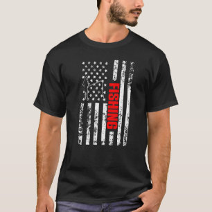 Camiseta Prêmio Patriótico de Pesca do Esporte de Bandeira